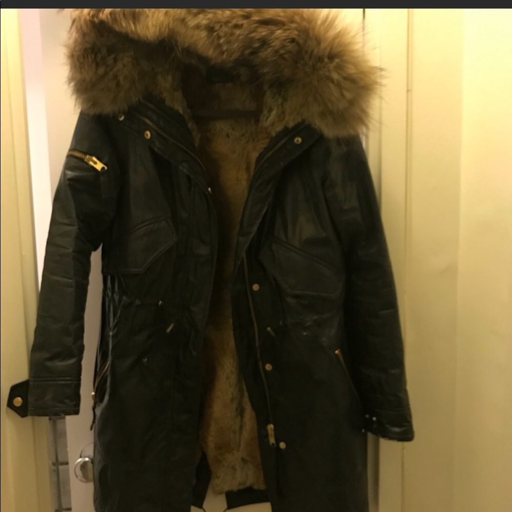 SAM Tribeca fur lined parka XS